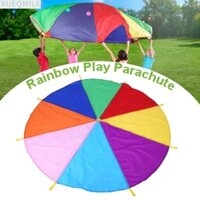 Qinzhuan Cầu Vồng Ô 2-6M Đường Kính Trò Chơi Đồ Chơi Tương Tác Đội Nhảy Ba Lô Chơi