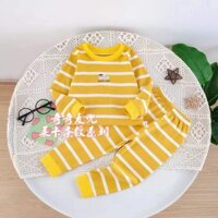(QiQi 8-16kg) Đồ bộ cho bé quảng châu xuất hàn Bộ quần áo dài tay QiQi cotton xuất Hàn cho bé trai và bé gái ( 1-4tuổi)