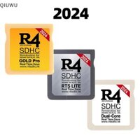 Qiuwu 2024 Cho NDS Thẻ Trò Chơi Cho R4I SDHC TF Card R4 SDHC Gold Pro Card Video Game Card Vàng Trắng Bạc Thẻ Nhớ Kỹ Thuật Số.