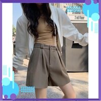 qiw 70920 Quần short dáng rộng thông thường dành cho nữ có lót