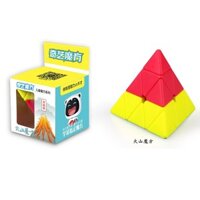 Qiyi Volcano Kim tự tháp Rubik's Cube Kim tự tháp ba màu Rubik's Cube Puzzle Rubik's Cube Đồ chơi giáo viên mẫu giáo đề xuất