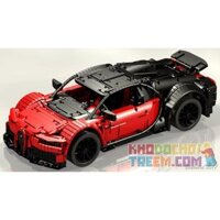 QIZHILE 23027 REBRICKABLE MOC-9658 9658 MOC9658 non Lego BUGATTI CHIRON. bộ đồ chơi xếp lắp ráp ghép mô hình Technic Kỹ Thuật Công Nghệ Cao Mô Hình Phương Tiện 2900 khối