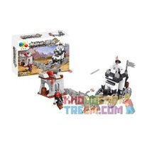 QIZHILE 70009 non Lego TẤN CÔNG XE CHỞ KHO BÁU CỦA LÃO CƯỚP BIỂN bộ đồ chơi xếp lắp ráp ghép mô hình Pirates Of The Caribbean ATTACKING THE TREASURE CHARIOT Cướp Biển Vùng Caribe 270 khối