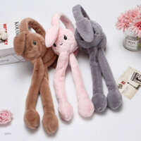 Qjs Tai Thỏ Dễ Thương Sang Trọng Bịt Tai Di Chuyển Tai Bịt Tai Mùa Đông Ấm Áp Lạnh Chống Ấm Tai Mềm Mại Cho Nữ Ngoài Trời