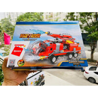 Qman 1805 - Lắp ghép lego xe cứu hoả