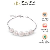 QMJ Lắc tay bạc Mỹ nhân ngư trang sức ngọc nhân tạo 925 cao cấp Q409