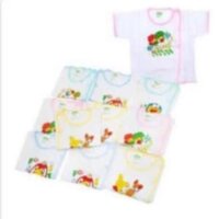 QNHA -  Combo Áo sơ sinh cộc tay cho bé sơ sinh