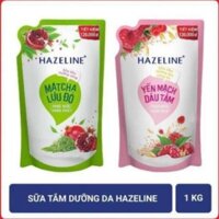 QNHA -  Sữa tắm dưỡng da Hazeline 1kg (Túi) TẶNG TÚI VẢI THỜI TRANG