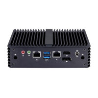Qotom Mini PC 2*2.5G I225-V LAN 4305U 5205U Pentium 5405U i3 10110U 10210U ,DP 4RS232 VGA Mini Computer Pfsense  Mini PC