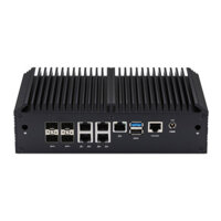 Qotom Q20300G9 Mini PC 5*2.5G I226-V Lan 4 SFP+ Atom Fileserver C3338R C3558R C3758 C3758R Firewall Router Mini PC