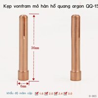 QQ-150-1/200/300/500A mỏ hàn hồ quang argon vonfram cực kẹp kim đồng giữ que chuck vòi phun