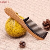 Qqmall Lược Gỗ Đàn Hương Tự Nhiên handmade Nhỏ Gọn Cho Nam