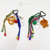 Qrhyk Đào Cô Gái Tình Yêu Alkaline Nước Van Móc Khóa Mặt Dây Chuyền Túi Đồ Trang Trí Dây Chuyền Điện Thoại Di Động Mới