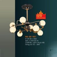 QT - 1821: Quạt trần đèn chao quả bi