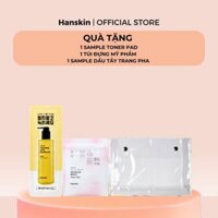 [QT] Combo 1 sample dầu tẩy trang PHA, 1 sample toner pad, 1 túi đựng mỹ phẩm PVC