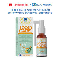 [QT] Dung dịch xịt hỗ trợ giảm đau răng, viêm nướu HGSG pharma TOOTH CARE (Chai 20ml)