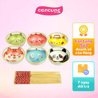QT Enfa - Bộ 6 chén cơm kèm đũa VBC-BOWLSET6