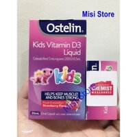 [qtmn] -  [Tem Chemist] Ostelin Vitamin D Liquid, bổ sung Vitamin D3 cho bé từ sơ sinh