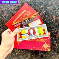 [QTMT6760]  5 Set Tiền 2 Đô Hình Con Rắn - 2 USD Hình Con Rắn Mạ Vàng Lưu Niệm Tết Ất Tỵ 2025