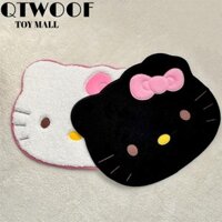 QTWOOF Đệm Ô Tô , Thảm Hello Kitty Chống Trơn Trượt, Thảm Lót Sàn Trang Trí Phòng Sanrio Dễ Thương Thảm Tắm Phòng Khách
