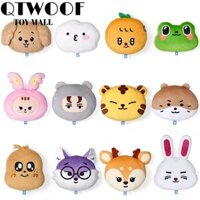 QTWOOF Gối QTWOOF, 35cm Kpop Idol Seventeen Face Cushion, Phim hoạt hình JEONGHAN WONWOO Miniteen Plush Doll