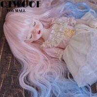 QTWOOF Gothic Doll Tóc Giả, BJD / SD 1 / 6 Phụ Kiện Tóc Giả Búp Bê Vàng Ánh Sáng, Đồ Chơi DIY Tóc Giả Búp Bê Tóc Giả