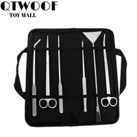 Qtwoof Nhíp Kéo Thực Vật Thủy Sinh Bể Cá Xẻng Thực Vật Sóng Kéo