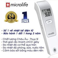 [Quà 35k]Nhiệt Kế Hồng Ngoại Đa Năng Đo Trán Chính Hãng Microlife FR1MF1 Bảo Hành 2 Năm Lỗi 1 Đổi 1,Tặng Kẹp Xua Muỗi.