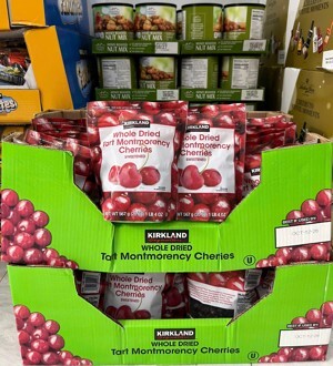Quả anh đào sấy khô Kirkland Tart Montmorency Cherries Whole Dried - 567g
