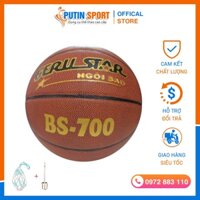 Quả Banh Bóng rổ Geru star  Chính hãng Size 7 BS-700 - Da PU Dán,  tặng lưới + kim bơm - Putin Shop