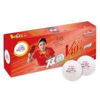 QUẢ BÓNG BÀN DOUBLE FISH V40+ 3 SAO 10 QUẢ /1 HỘP