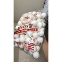 Quả Bóng Bàn Tập Luyện Double Fish V40+ 100 quả chính hãng 1 sao - banh bóng bàn tiêu chuẩn cao không kém bóng 3*
