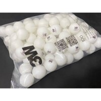 quả bóng bàn tập luyện Sanwei 3w chính hãng túi 100 quả - kích thước tiêu chuẩn 40+