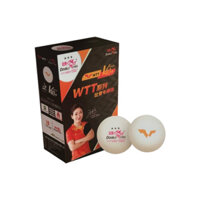 Quả bóng bàn thi đấu Double Fish WTT V40+ 3 sao (6 quả)