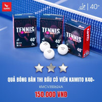 Quả bóng bàn thi đấu Kamito 40+ 3* hộp 6 quả - Banh bóng bàn Kamito đạt tiêu chuẩn thi đấu ITTF