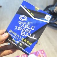 Quả Bóng Bàn Yinhe 40+ 3 sao Xanh Không Mối Nối – Trắng Xanh