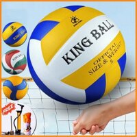 Quả Bóng Chuyền Da King Ball Banh Bóng Chuyền Chính Hãng Nam Nữ Trẻ Em Học Sinh Viên Giá Rẻ
