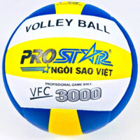Quả Bóng Chuyền Prostar VFC 3000 Chính Hãng Banh Chuyền Da PVC Tặng Kim Bơm Lưới Đựng Bóng