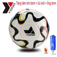 Quả Bóng Đá 3 Lớp YONO số 5  Banh Đá Da Cao Cấp Size 5 Qua Bong da Trai banh Tiêu chuẩn thi đấu Tặng kèm kim bơm túi lưới ống bơm [bonus]