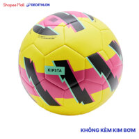 Quả bóng đá learning ball cỡ 5 vàng/hồng Decathlon KIPSTA mã 8753538
