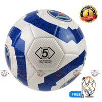 Quả bóng đá tiêu chuẩn BH - Banh bóng đá cỡ số 5 - Bảo hành 6 tháng + tặng kèm kim bơm, túi lưới đựng bóng