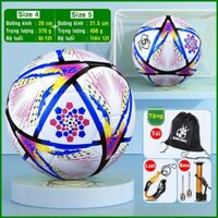 Quả Bóng Đá World Cup Size Số 4 5 Trái Banh Trẻ Em Ngoại Hạng Champions Euro Cúp C1 Giá Rẻ ECO SPORT