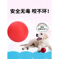 Quả bóng đồ chơi cho chó bền cho chó con đang mọc răng, quả bóng đàn hồi vui nhộn, quả bóng nhỏ màu đỏ, quả bóng cao su chắc chắn, quả bóng huấn luyện
