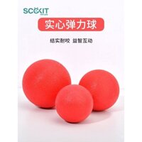 Quả bóng đồ chơi cho chó, bền, có thể nhai, bóng cao su đàn hồi, cho chó Golden Retriever, Border Collie, đồ chơi giảm bớt sự nhàm chán cho thú cưng