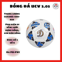 Quả Bóng Động Lực Sân Cỏ UCV 3.05 - size( số 4, số 5) da PU-PVC kèm lưới đựng bóng và kim bơm bóng