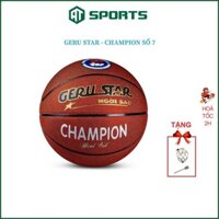 Quả Bóng Rổ Cao Su Geru Champion B7 Số 7 Tiêu Chuẩn - Tặng Kèm Kim Bơm + Lưới Đựng Bóng