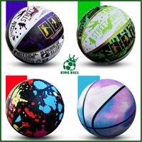 Quả Bóng Rổ Cao Su Số 5 6 7 Street Ball, Banh Bóng Rổ Chính Hãng Đủ Size Trẻ Em Người Lớn Thi Đấu Sân Outdoor & Indoor