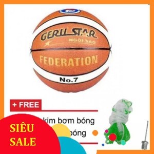 Quả bóng rổ da PU Gerustar Federation số 7