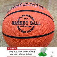 Quả Bóng Rổ Gerustar Số 5 Và Tặng Kim Bơm Bóng + Lưới Hàng Chính Hãng