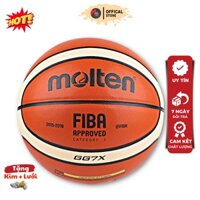 Quả Bóng Rổ Molten GG7X Size 7 Chất Liệu Da PU Cao Cấp_Tặng Kèm Kim + Lưới
